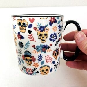 10 Strawberry Street Sugar Skull Day Of The Dead Belle Mug 14oz